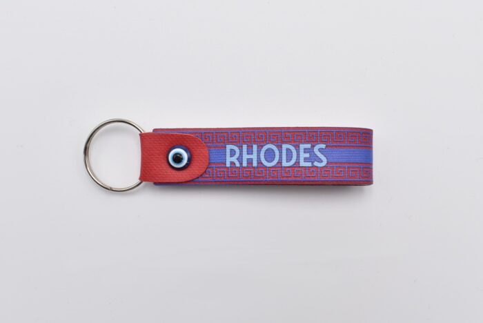 Μπρελόκ  Δερμάτινο Σχήμα Λωρίδα  με Μάτι  – Greece - Image 14