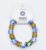 Βραχιόλι με κρυστάλλινη κεραμική χάντρα - Image 4