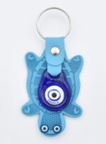 Μπρελόκ  Δερμάτινο Χελώνα με Μάτι & Ακρόπολη – Greece - Image 4