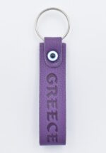 Μπρελόκ  Δερμάτινο Σχήμα Λωρίδα  με Μάτι  – Greece - Image 4