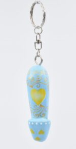 Μπρελόκ Ξύλινος Φαλλός Με Καρδιά &  Λουλούδι - Image 4