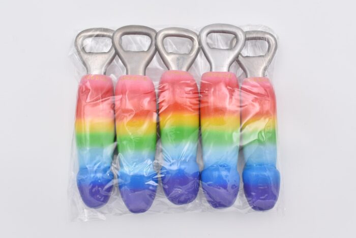 Ξύλινος Φαλλός Ανοιχτήρι Πολύχρωμος - Image 3