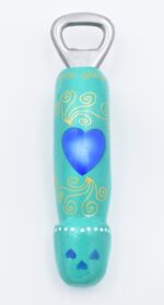 Ξύλινος Φαλλός Ανοιχτήρι με Καρδιά & Λουλούδι - Image 4