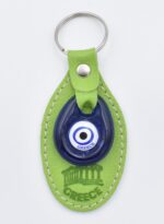 Μπρελόκ  Δερμάτινο  με Μάτι & Ακρόπολη – Greece - Image 5