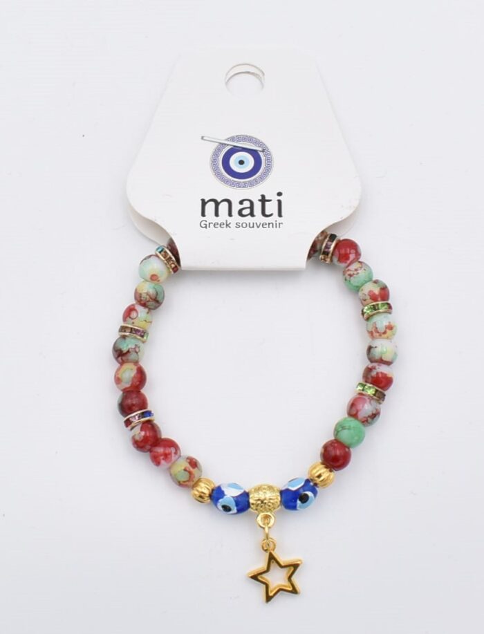 Βραχιόλι με Γυάλινες Χάντρες - Image 5