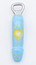 Ξύλινος Φαλλός Ανοιχτήρι με Καρδιά & Λουλούδι - Image 5