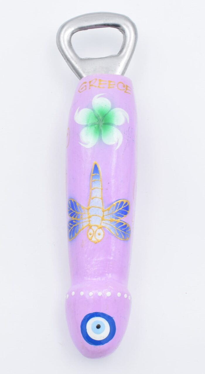 Ξύλινος Φαλλός Ανοιχτήρι με Πεταλούδα - Image 5