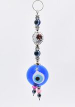 Μάτι Γούρι Κρεμαστό με Λευκή Κεραμική Μπίλια - Image 3