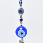 Μάτι Γούρι Κρεμαστό με Θαλασσί Κεραμική Μπίλια