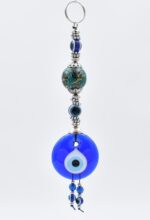 Μάτι Γούρι Κρεμαστό με Πράσινη Κεραμική Μπίλια