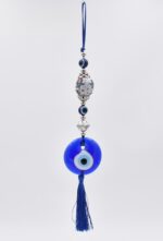 Μάτι Γούρι Κρεμαστό με Λευκή Κεραμική Μπίλια - Image 6