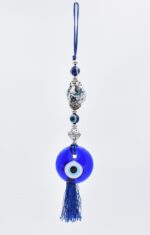 Μάτι Γούρι Κρεμαστό με Λευκή Κεραμική Μπίλια - Image 5