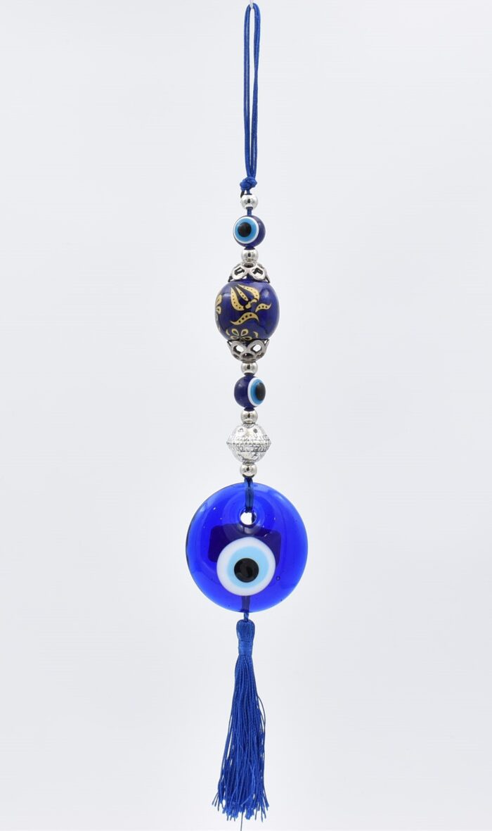 Μάτι Γούρι Κρεμαστό με Μπλέ Κεραμική Μπίλια - Image 5