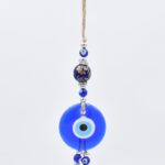 Μάτι Γούρι Κρεμαστό με Μπλέ Κεραμική Μπίλια