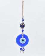 Μάτι Γούρι Κρεμαστό με Μπλέ Κεραμική Μπίλια - Image 2