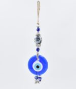 Μάτι Γούρι Κρεμαστό με Λευκή Κεραμική Μπίλια - Image 4