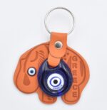 Μπρελόκ  Δερμάτινο Ελέφαντα  με Μάτι & Ακρόπολη – Greece - Image 6