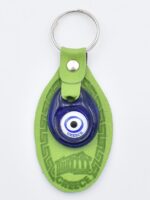 Μπρελόκ  Δερμάτινο Μαίανδρο με Μάτι & Ακρόπολη – Greece - Image 6