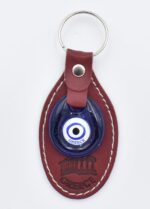 Μπρελόκ  Δερμάτινο  με Μάτι & Ακρόπολη – Greece - Image 6