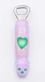 Ξύλινος Φαλλός Ανοιχτήρι με Καρδιά & Λουλούδι - Image 6