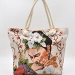 Τσάντα Ώμου – Παραλίας Υφαντή Φρίντα Κάλο – Frida Kahlo