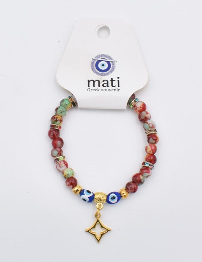 Βραχιόλι με Γυάλινες Χάντρες - Image 8