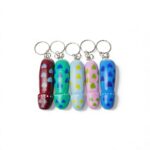 Μπρελόκ Ξύλινος Φαλλός Με Καρδιές