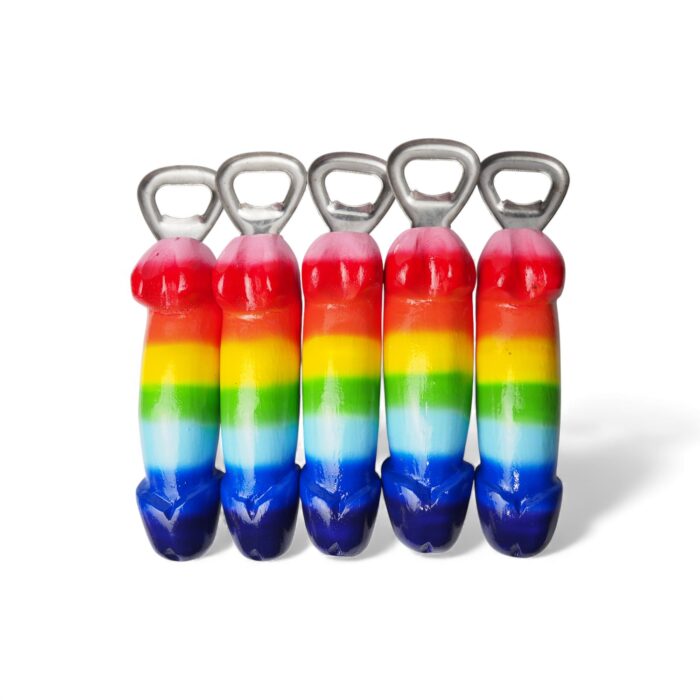 Ξύλινος Φαλλός Ανοιχτήρι Πολύχρωμος - Image 4