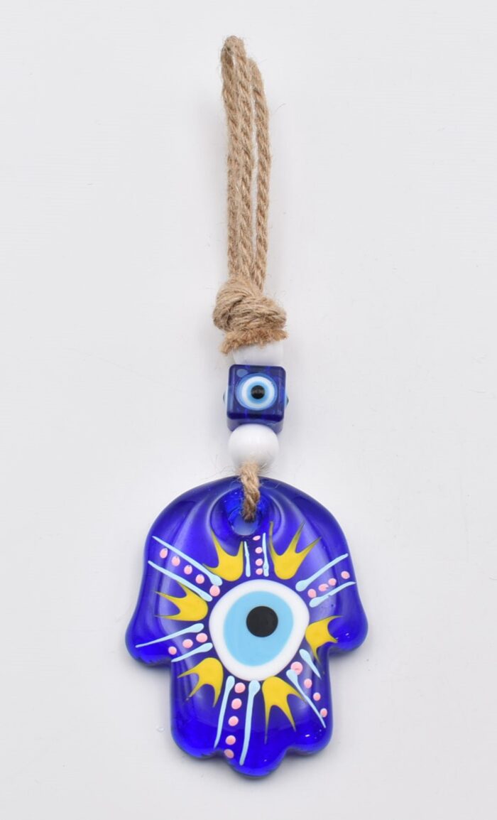 Κρεμαστό Γυάλινο Χέρι της Φατμά - Image 2