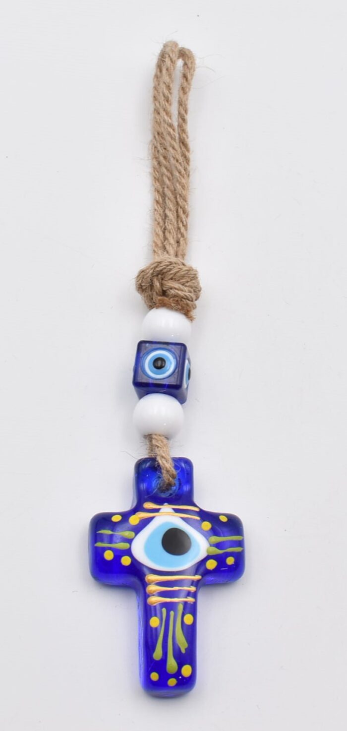 Κρεμαστό Γυάλινο Σταυρός - Image 2