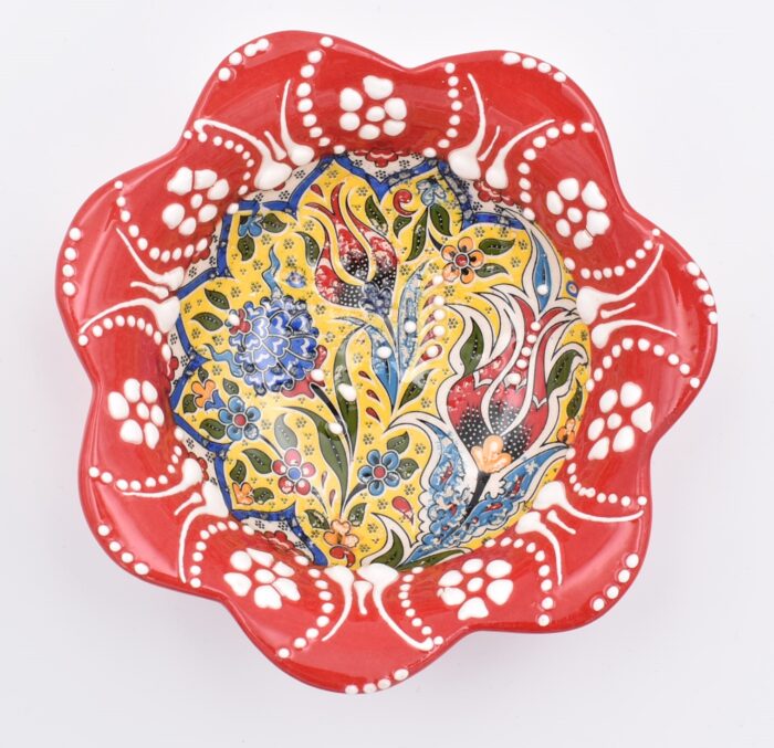 Κεραμικό Μπωλ Μαργαρίτα με Πολύχρωμα Λουλούδια - Image 2