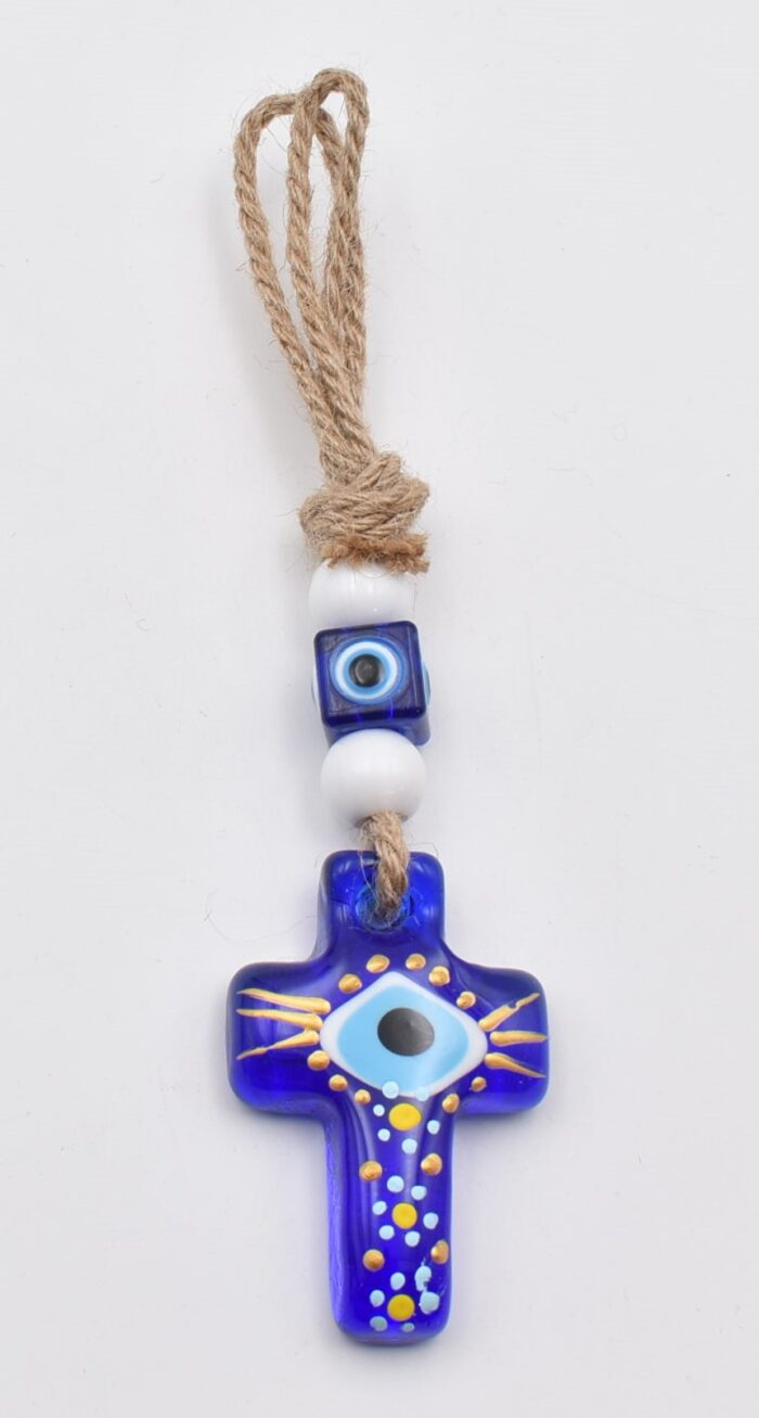 Κρεμαστό Γυάλινο Σταυρός - Image 3