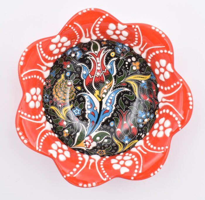 Κεραμικό Μπωλ Μαργαρίτα με Πολύχρωμα Λουλούδια - Image 3