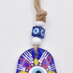 Κρεμαστό Γυάλινο Χέρι της Φατμά