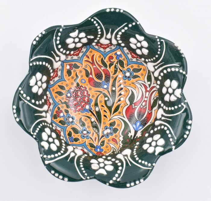 Κεραμικό Μπωλ Μαργαρίτα με Πολύχρωμα Λουλούδια - Image 4