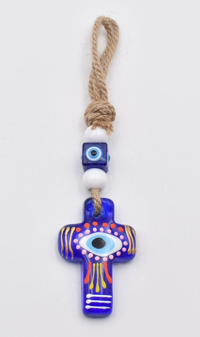 Κρεμαστό Γυάλινο Σταυρός - Image 5