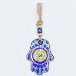 Κρεμαστό Γυάλινο Μάτι Χέρι