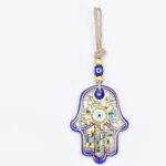 Κρεμαστό Γυάλινο Μάτι Χέρι