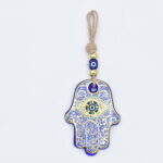 Κρεμαστό Γυάλινο Μάτι Χέρι