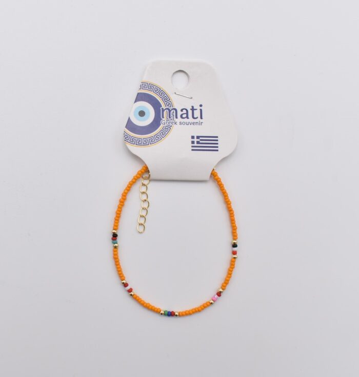 Βραχιόλι με χάντρες  & πολύχρωμα στοιχεία - Image 21