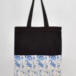 Τσάντα Ώμου Τζιν με Σχέδιο Μάτι