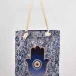 Τσάντα Ώμου Υφαντή Χέρι Της Φατμά