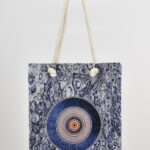 Τσάντα Ώμου Υφαντή Μάτι