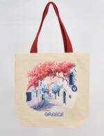 Τσάντα Ώμου Καμβάς Τοπίο - Ελληνικό Νησί