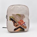 Τσάντα Πλάτης Υφαντή με Γάτα