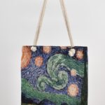 Τσάντα Ώμου Υφαντή Τοπίο