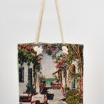 Τσάντα Ώμου Υφαντή Τοπίο