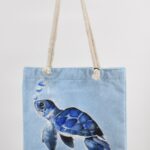 Τσάντα Ώμου Τυπωμένη Χελώνα