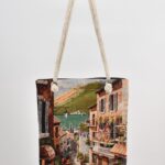 Τσάντα Ώμου Υφαντή Τοπίο