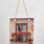 Τσάντα Ώμου Υφαντή Τοπίο